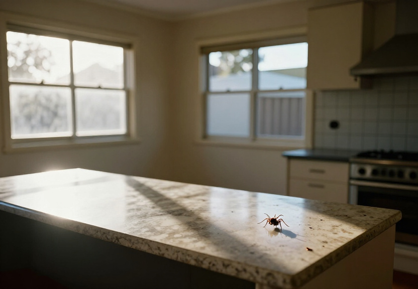 Termite damage in a Casula home before treatment